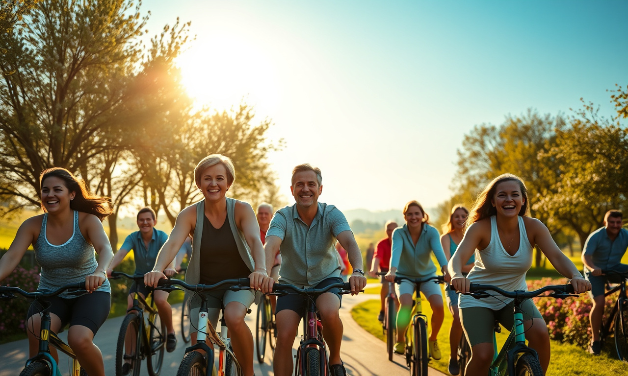 Benefícios do ciclismo para o bem-estar e condicionamento físico